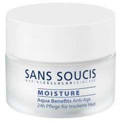 Sans Soucis Moisture Aqua Benefits Anti-Age 24h Pflege Fuss normale Haut, Дневной крем для лица, 50 мл