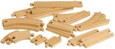 BRIO Mittleres Schienen-Sortiment Средний диапазон рельсов