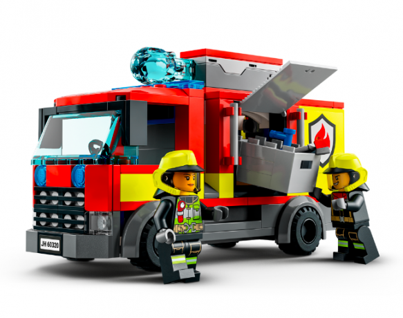 LEGO City Fire 4er Set, ЛЕГО НАБОР 60318 Пожарный вертолёт + 60319 Пожарная бригада и полицейская погоня + 60320 Пожарная часть + 60321 Пожарная команда