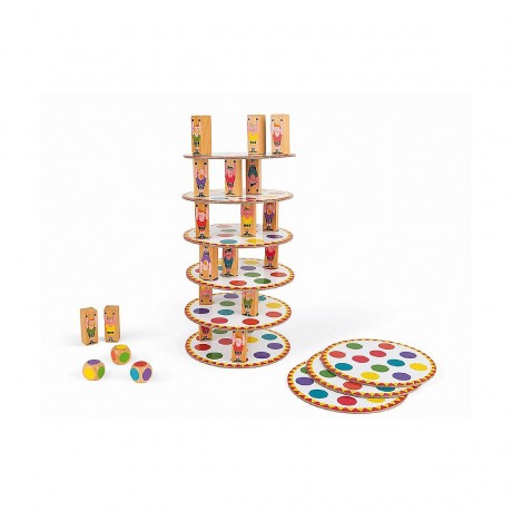 Janod Wackelturm-Spiel Acrobat Игра Acrobat с качающейся башней