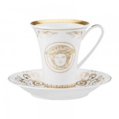 Rosenthal meets Versace Rosenthal Versace Medusa Gala Gold Kaffeetasse 2-tlg. 0,18 L Чашка для кофе Rosenthal Versace Medusa Gala Gold 2 шт. 0,18 л