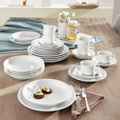 Thomas Thomas Kombiservice Trend weiUf 30-tlg Weiss Комбинированный сервиз Thomas Trend белый 30 предм.