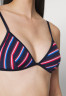 Tommy Hilfiger TRIANGLE BRAS Bikini top blue БЮСТГАЛЬТЕР С ТРЕУГОЛЬНИКАМИ Верх бикини синий