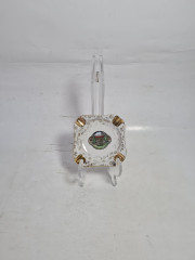 Пепельница винтажная Plankenhammer Floss Bavaria, фарфор, 8 х 2 см, Германия, 1970-80гг.