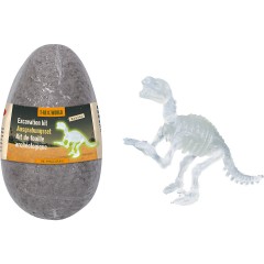 Die Spiegelburg Ausgrabungsset Figuren im Ei (nachtleuchtend) T-Rex W. Раскопки установили фигурки в яйце (серебристый) T-Rex W.