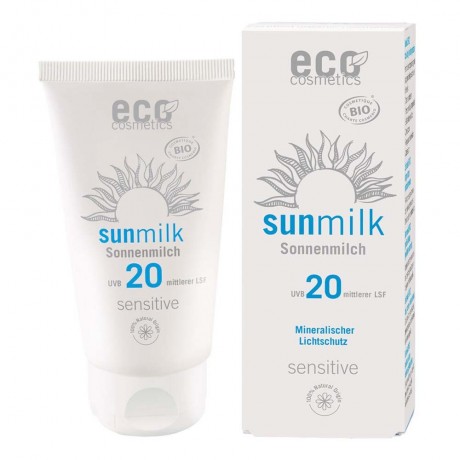 Eco Cosmetics Sonnenmilch LSF20 Sensitive  Молочко для загара SPF20 для чувствительной кожи