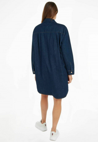 Tommy Hilfiger Denim dress darkblue Джинсовое платье темно-синий
