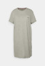 Tommy Hilfiger SHORT SLEEVE T-SHIRT DRESS Nightie light grey heather ПЛАТЬЕ-ФУТБОЛКА С КОРОТКИМ РУКАВОМ Nightie светло-серый вереск