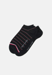 Tommy Hilfiger WOMEN SNEAKER PREPPY 2 PACK Socks black ЖЕНСКИЕ КРОССОВКИ PREPPY 2 НАБОР Носки черный