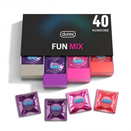 Durex Fun Explosion Kondome  Веселые взрывные презервативы