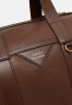 Tommy Hilfiger PREMIUM LEATHER DUFFLE UNISEX Weekend bag dark chestnut КОЖАНАЯ СУМКА PREMIUM UNISEX Сумка выходного дня темно-каштановый