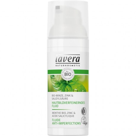 Lavera (Лавера) Bio-Minze Hautbildverfeinerungs-Fluid Сыворотка для лица, + Hautklarende Reinigungsmaske 10 мл / 50 мл