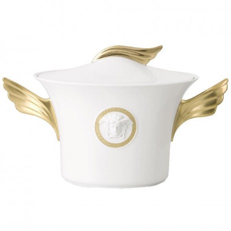 Rosenthal meets Versace Rosenthal Versace Ikarus Medaillon Meandre d Or Terrine 2,3 L Rosenthal Versace Ikarus M?daillon M?andre d"Or Супница 2,3 л