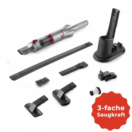 Genius Genius Akku-Handstaubsauger Invictus One 2.0, 12-tlg rot Handsauger beutellos  kabellos mit 13000PA Blau Беспроводной ручной пылесос Genius Invictus One 2.0, красный, 12 предметов ручной пылесос без мешка с беспроводной связью и 13000PA