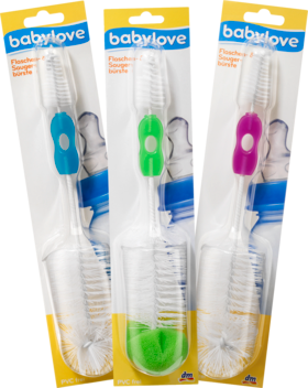 babylove Flaschen- und Saugerbürste Щетка для бутылок и сосок, 1 шт