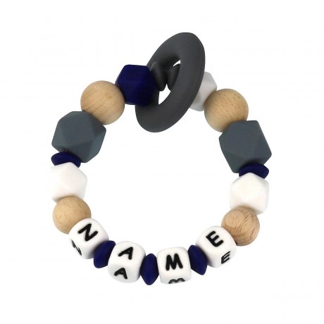 elefantasie Greifling Hexagon personalisiert mit Namen Игрушка-клатч шестигранник персонализированный с именем