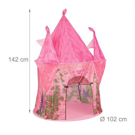 relaxdays Spielzelt Madchen Schloss Играть в замок для девочек в палатке