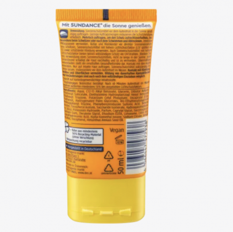 SUNDANCE Sonnenfluid Gesicht mattierend, LSF 30, 50 ml Матирующий солнцезащитный флюид для лица, SPF 30, 50 мл