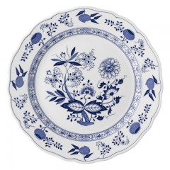 Hutschenreuther Hutschenreuther Blau Zwiebelmuster Speiseteller (Fahne) 27 cm Hutschenreuther обеденная тарелка с синим луком (флаг) 27 см