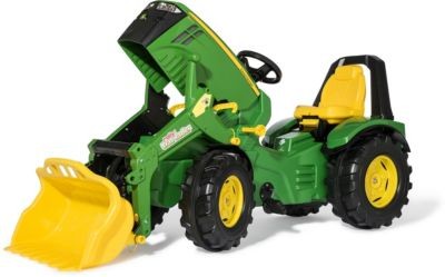 Rolly Toys Trettraktor rollyX-Trac Premium John Deere 8400R mit Frontlader Педальный трактор rollyX-Trac Premium John Deere 8400R с фронтальным погрузчиком