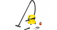 Karcher Karcher WD 2 PLUS V-12/4/18/C, Nass-/Trockensauger gelb  gelb Karcher WD 2 PLUS V-12/4/18/C, Пылесос для влажной/сухой уборки желтый