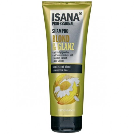 ISANA Professional Blond & Glanz Профессиональный Шампунь для Светлых волос и блеск, 250 мл
