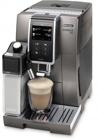 De'Longhi De'Longhi Kaffeevollautomat Dinamica Plus ECAM 370.95.T, 3 Benutzerprofile zum Speichern individueller Getrankeeinstellungen Полностью автоматическая кофемашина De'Longhi Dinamica Plus ECAM 370.95.T, 3 профиля пользователя для сохранения индиви