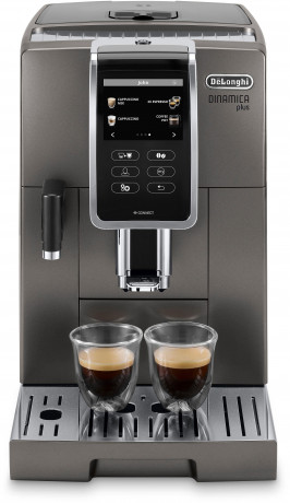 De'Longhi De'Longhi Kaffeevollautomat Dinamica Plus ECAM 370.95.T, 3 Benutzerprofile zum Speichern individueller Getrankeeinstellungen Полностью автоматическая кофемашина De'Longhi Dinamica Plus ECAM 370.95.T, 3 профиля пользователя для сохранения индиви