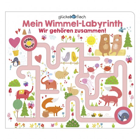 Sauerlander Verlag Glucksfisch: Mein Wimmel-Labyrinth: Wir gehoren zusammen! Glucksfisch: Мой кишащий лабиринт: Мы принадлежим друг другу!