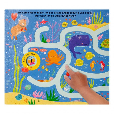 Sauerlander Verlag Glucksfisch: Mein Wimmel-Labyrinth: Wir gehoren zusammen! Glucksfisch: Мой кишащий лабиринт: Мы принадлежим друг другу!