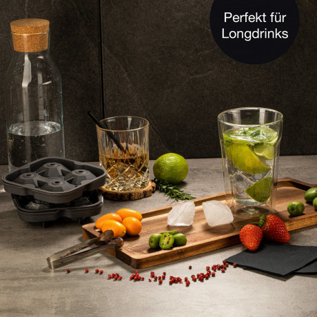 Moritz & Moritz Moritz & Moritz Eiswucrfelform Diamanten 2er Set  grau Набор бриллиантов в форме кубиков льда Moritz &amp; Moritz, 2 шт.