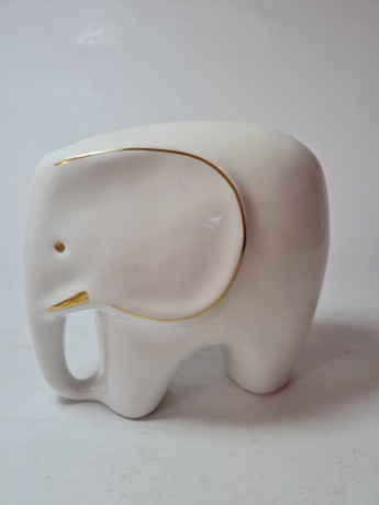 Винтажные фарфоровые фигурки "Семья слонов", Германия, 1960-70гг.