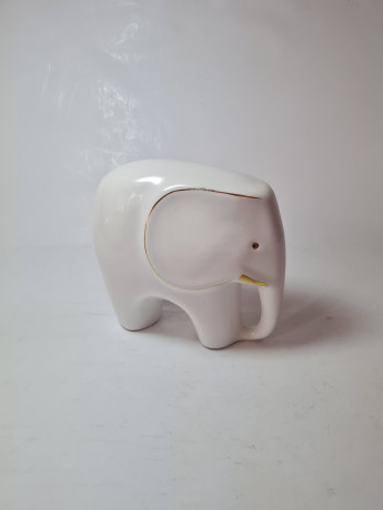 Винтажные фарфоровые фигурки "Семья слонов", Германия, 1960-70гг.