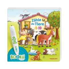 Tessloff Verlag BOOKii® Zahle die Tiere von 1 bis 10 BOOKii® Пронумеруйте животных от 1 до 10
