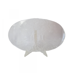 Studio Nova Sun Valley Стеклянное овальное блюдо "Деревья", 43 x 27 см, Германия, 1960-70гг.