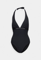 Tommy Hilfiger HALTER ONE PIECE Swimsuit Black КОМБИНЕЗОН HALTER Купальник Черный