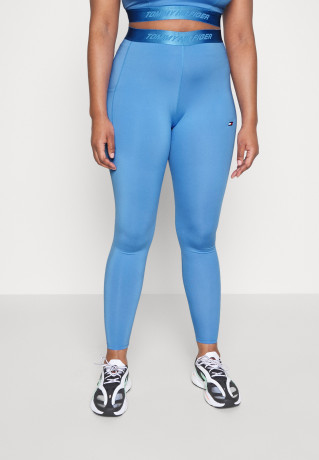 Tommy Hilfiger ESSENTIALS TAPE LEGGING Leggings Hydrangea Blue ESSENTIALS TAPE LEGGINGS Леггинсы гортензия синяя