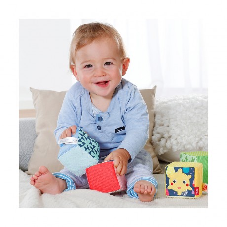 Fehn 4er Set Wurfel COLOR Friends Набор из 4-х кубиков COLOR Friends