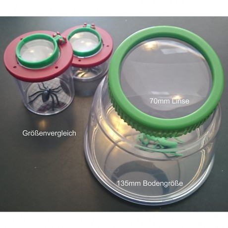 Edu-Toys Becherlupen 3er Set Gross-Klein-Faltbar Стаканные лупы