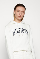 Tommy Hilfiger VARISTY HOODIE Hoodie ecru VARISTY HOODIE Толстовка с капюшоном экрю