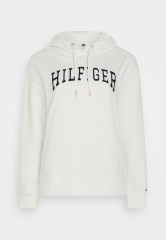 Tommy Hilfiger VARISTY HOODIE Hoodie ecru VARISTY HOODIE Толстовка с капюшоном экрю