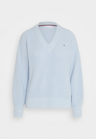 Tommy Hilfiger SWEATER  Jumper breezy blue СВИТЕРА Джемперы свежий синий