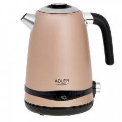 Adler Adler Wasserkocher AD 1295 Wasserkocher gold 1,7 L mit Temperatureinstellung  Чайник Adler AD 1295 чайник золотой 1,7 л с регулировкой температуры