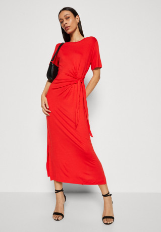 Tommy Hilfiger KNOT MIDI Jersey dress fireworks KNOT MIDI Платье из джерси салют