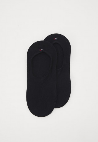 Tommy Hilfiger WOMEN FOOTIE 2 PACK Trainer socks black WOMEN FOOTIE 2 PACK Спортивные носки черный