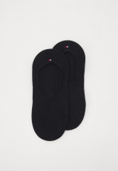 Tommy Hilfiger WOMEN FOOTIE 2 PACK Trainer socks black WOMEN FOOTIE 2 PACK Спортивные носки черный