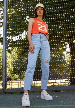 Nike Sportswear AIR FORCE 1 PLATFORM Sneaker low fossil/sail/summit white/black AIR FORCE 1 PLATFORM Низкие кроссовки женские ископаемый/парус/вершина белый/черный