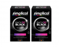 Simplicol Textilfarbe Back to Black Farberneuerung 2stk Текстильная краска для восстановления черного цвета ткани, 400 г x 2 упаковки