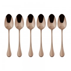 Sambonet Sambonet Royal - Edelstahl / PVD Kupfer Mokkaloffel Set 6-tlg. Sambonet Royal - набор ложек для мокко из нержавеющей стали / меди с PVD-покрытием, 6 предм.