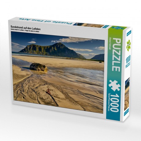 CALVENDO Puzzle CALVENDO Puzzle Sandstrand auf den Lofoten Пазл CALVENDO Puzzle Песчаный пляж на Лофотенских островах